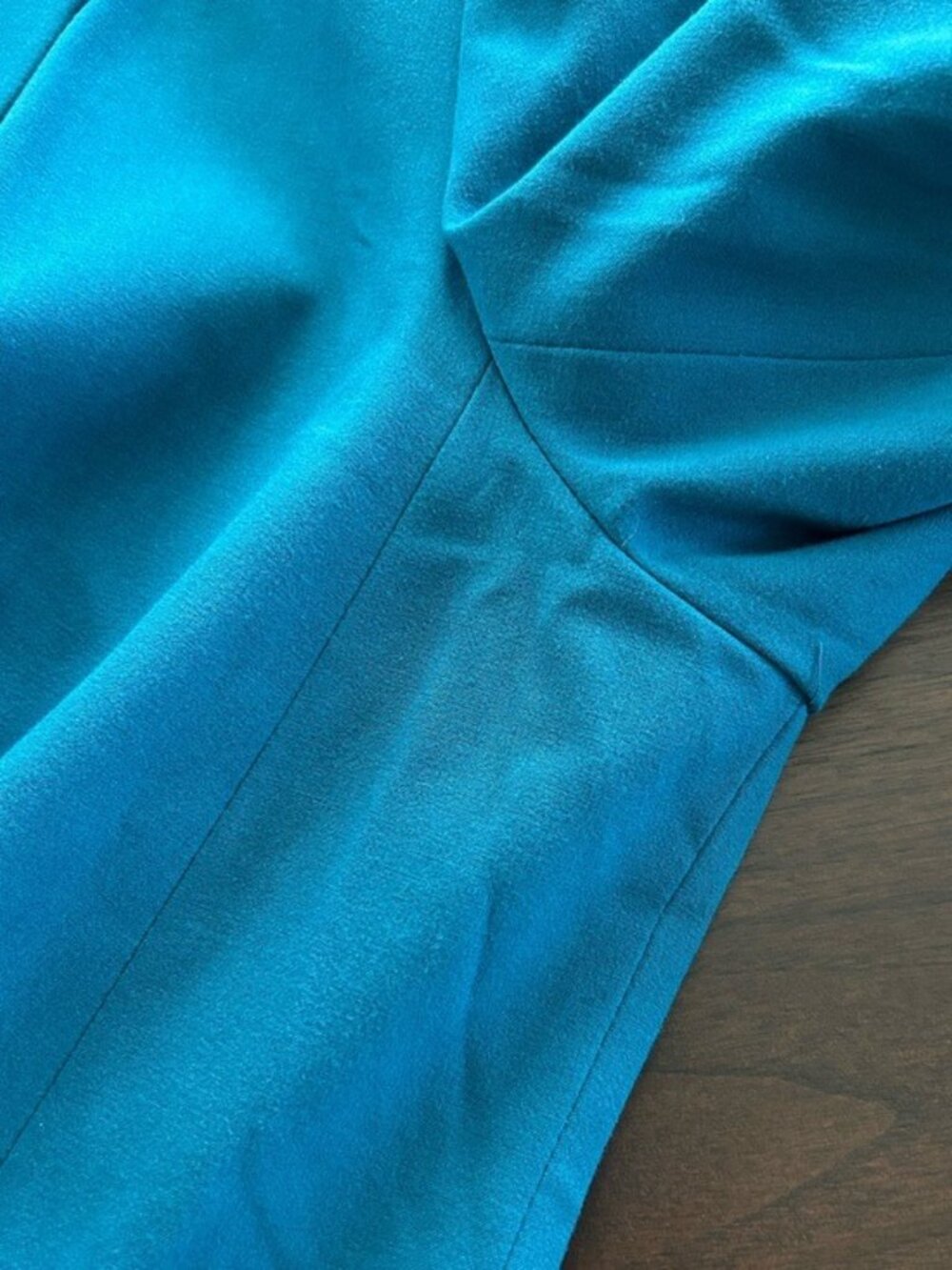 Lane Bryant Teal Single-Button Blazer Jacket Plus Sz 22 Flaws Read - Picture 15 of 16
